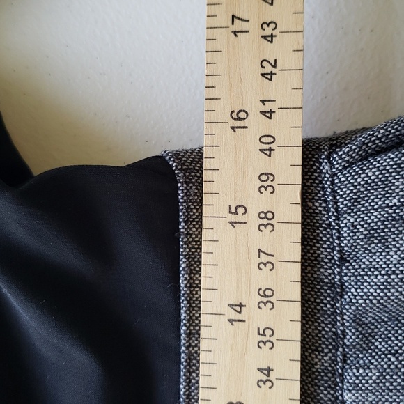 Judith March Anthropologie Mini Dress Black Gray Medium Large Office Corpcore - Picture 12 of 16